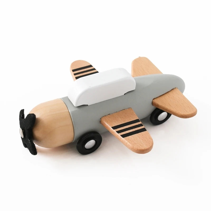 Wooden Birthday Train Toy Simulated Train Toy Model