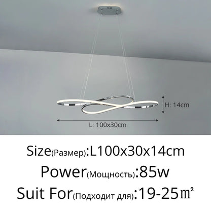 Nordic Simple LED Restaurant Pendant Lights Creative Light