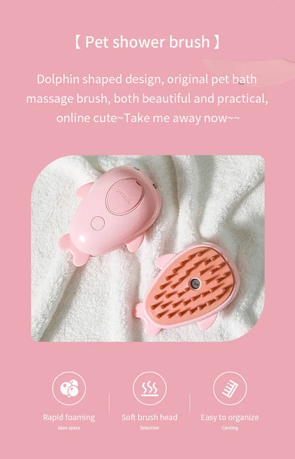 3 in 1 Pet Brush Cat Steam Brush Comb Dog Brush Electric Spray