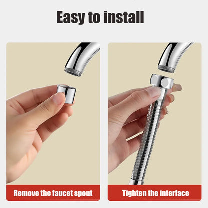 Stainless Steel Universal 1080° Rotation Faucet Sprayer