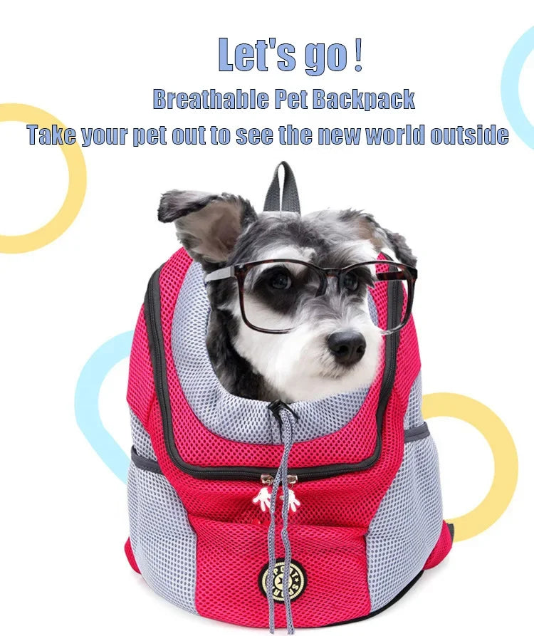 New Double Shoulder Portable Travel Backpack Pet Carrier