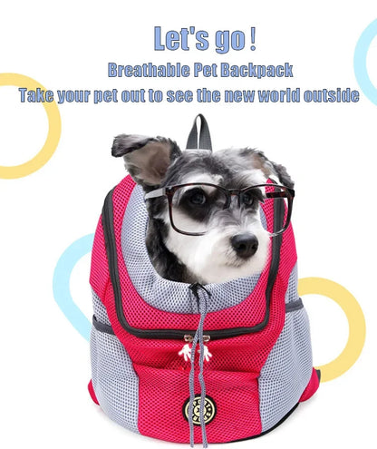 New Double Shoulder Portable Travel Backpack Pet Carrier