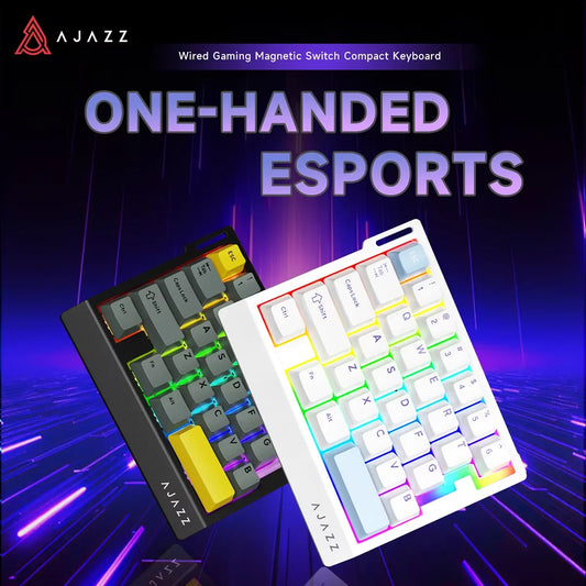 Wired One-Handed Gaming Keyboard HE Magnetic Switch
