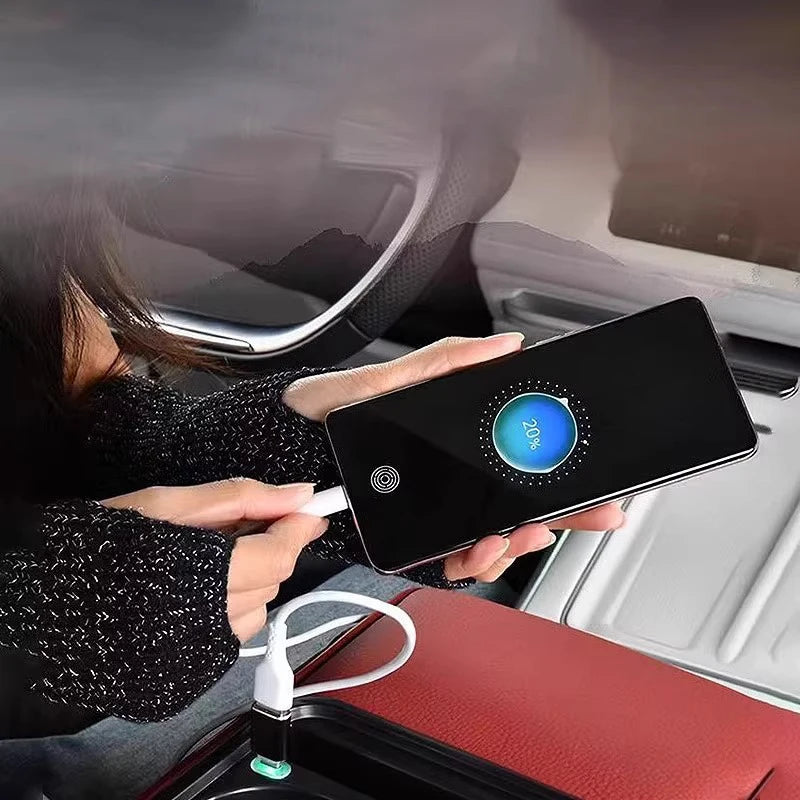 Usb Portcar Armrest Box Booster Pad With Usb Port Multi-Function