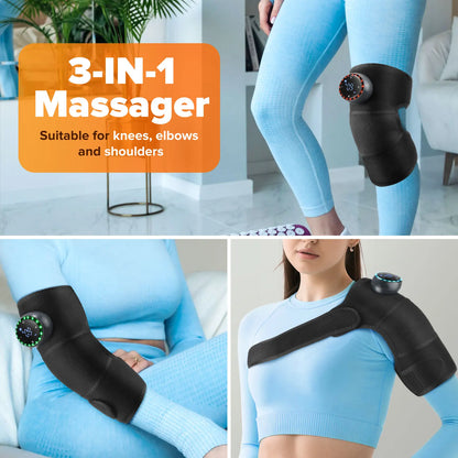 3 in 1 Cordless Thermal Knee Pad Knee Shoulder Massager