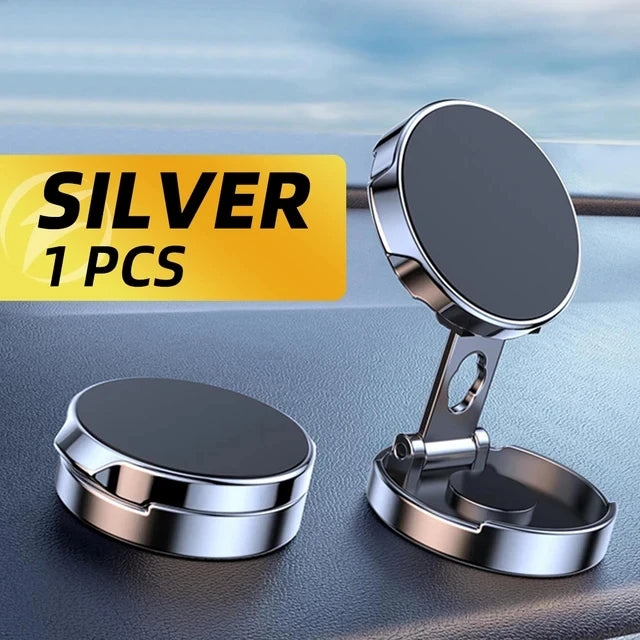 Round Folding Magnetic Car Holder 360 Degree Rotatable Bracket