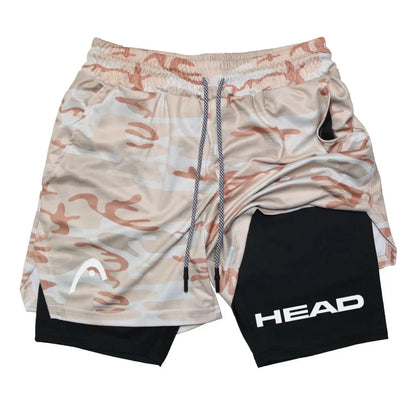 Anime Berserk Head Running Shorts Men Fitness Gym Training