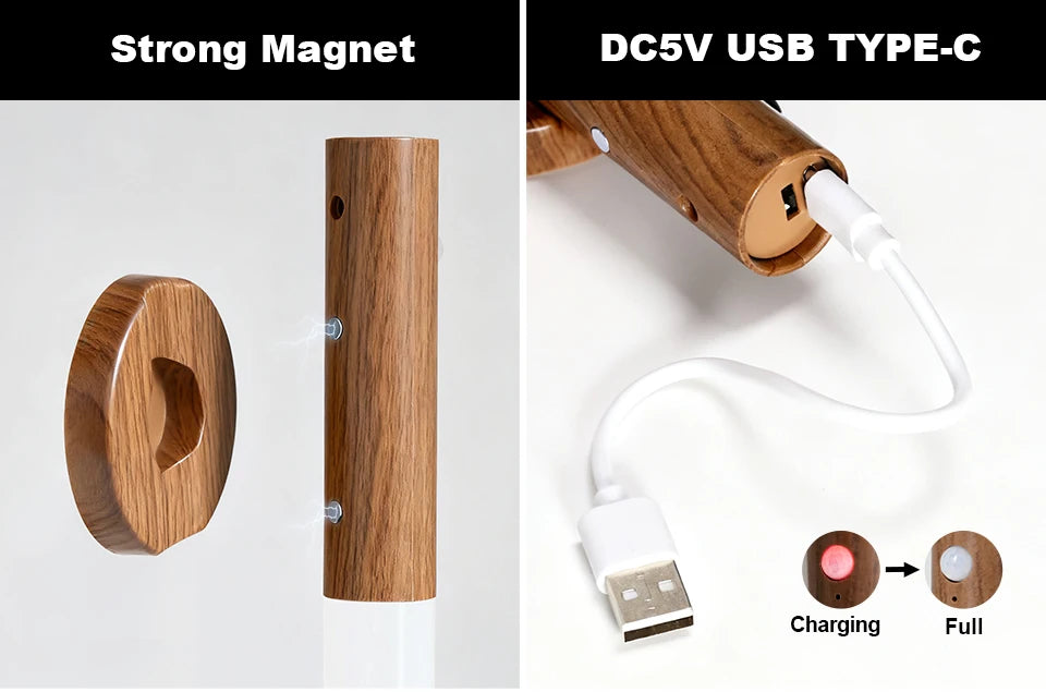 LED Intelligen Sense Light Magnetic Charging Imitation