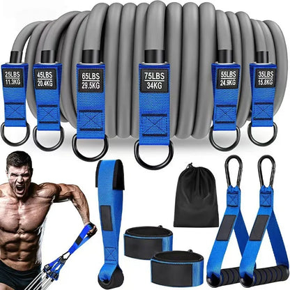 Resistance Strap with Handle: Used for Muscle Training