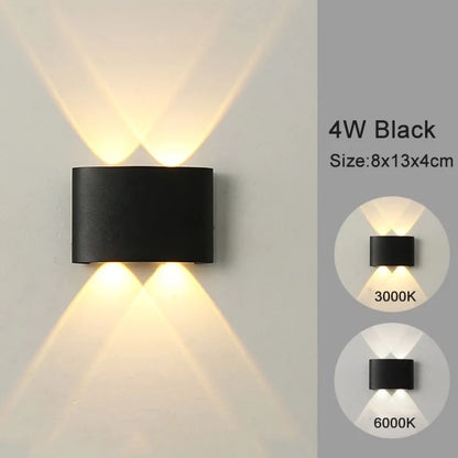 Modern LED Wall Lights White up down Indoor Outdoor Decor
