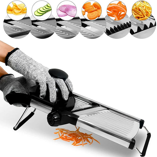 Adjustable Mandoline Slicer Stainless Steel Slicer