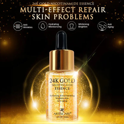 ARTISCARE 24K Gold Serum 3pcs/SET for Anti Dark Circles Eye Cream Moisturizing