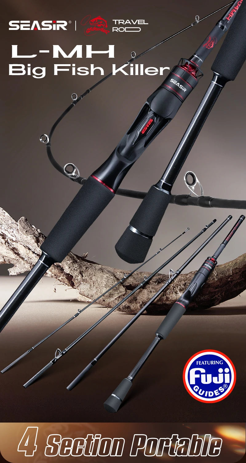 Seasir Salminus XF M/MH Spining & Casting Fishing Rod
