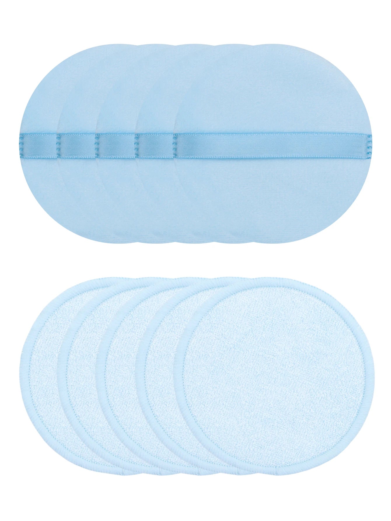 10Pcs Makeup Remover Pads Can Be Soaked in Water