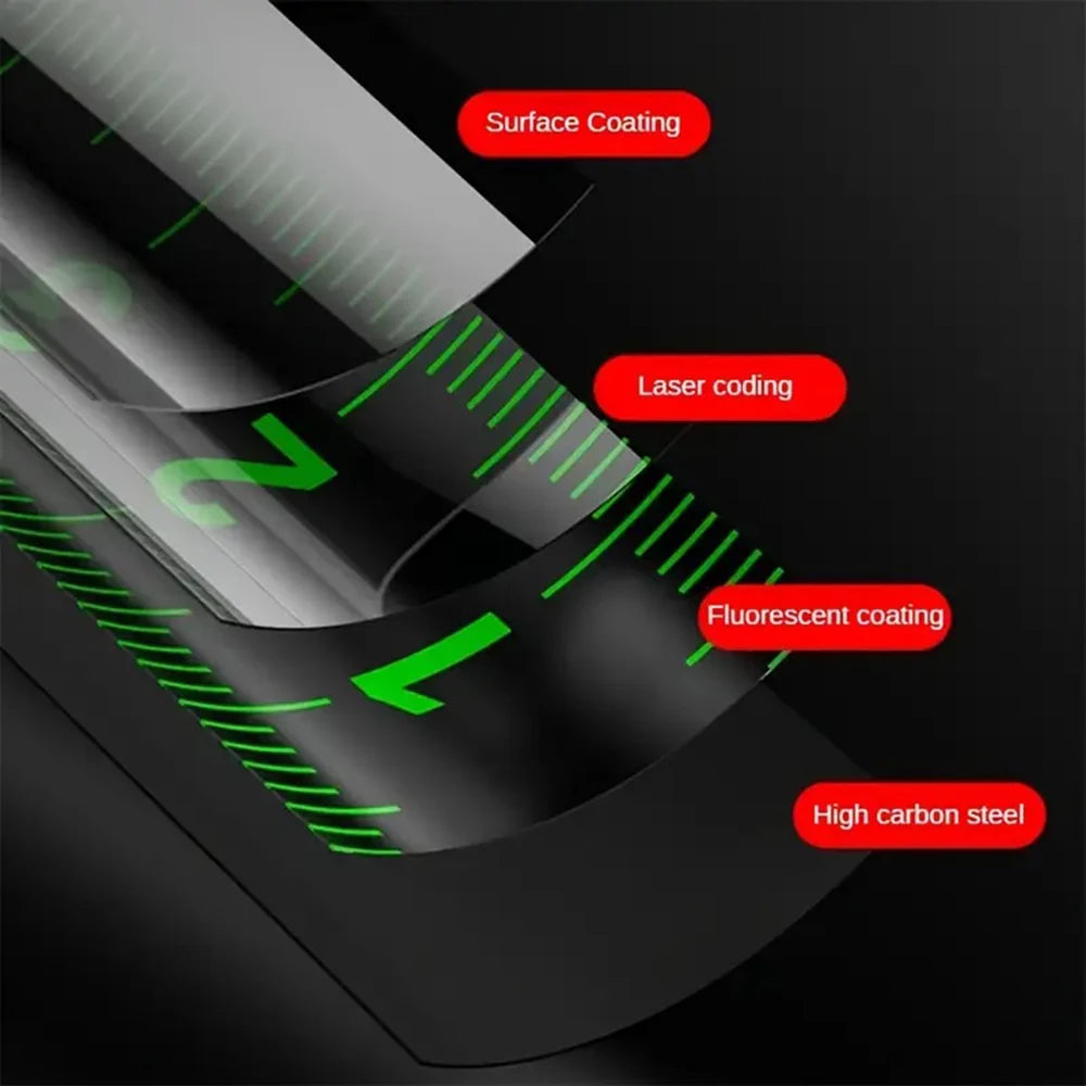 Fluorescent Tape Measure Precision Thickened Scale