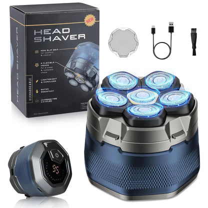 Electric Head Shavers for Bald Men 6D Magnetic Razor