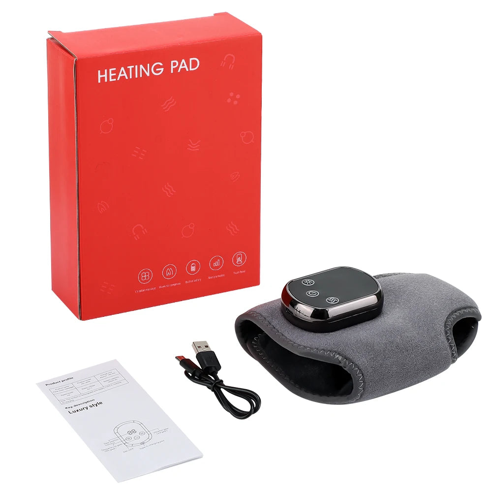 Heated Ankle Massager Hot Compresses Vibration Massage