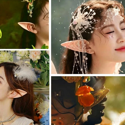 1/2/4Pairs Cosplay Fairy Pixie Elf Ears