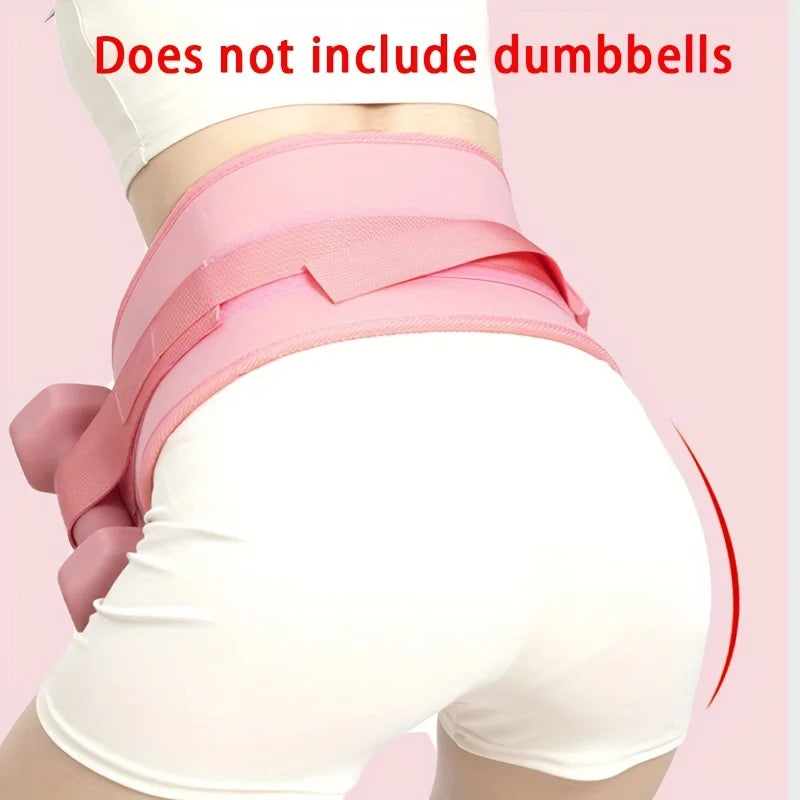 Butt Bridge Trainer Yoga Sport Dumbbell Waist Weight Belt