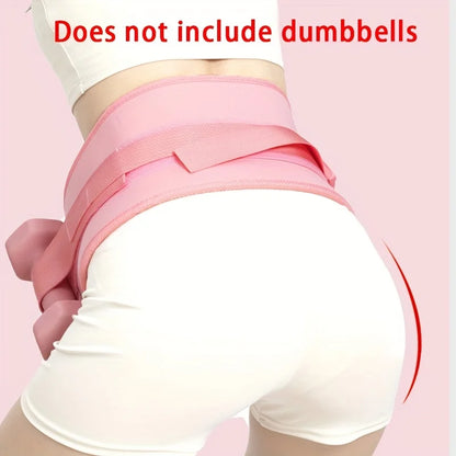 Butt Bridge Trainer Yoga Sport Dumbbell Waist Weight Belt