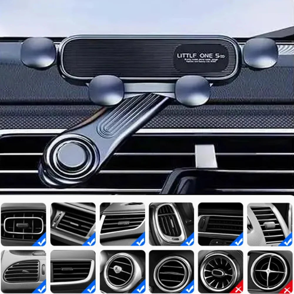 Gravity Car Phone Holder for 4.7-7 inch Mobile Phone Car Air Vent
