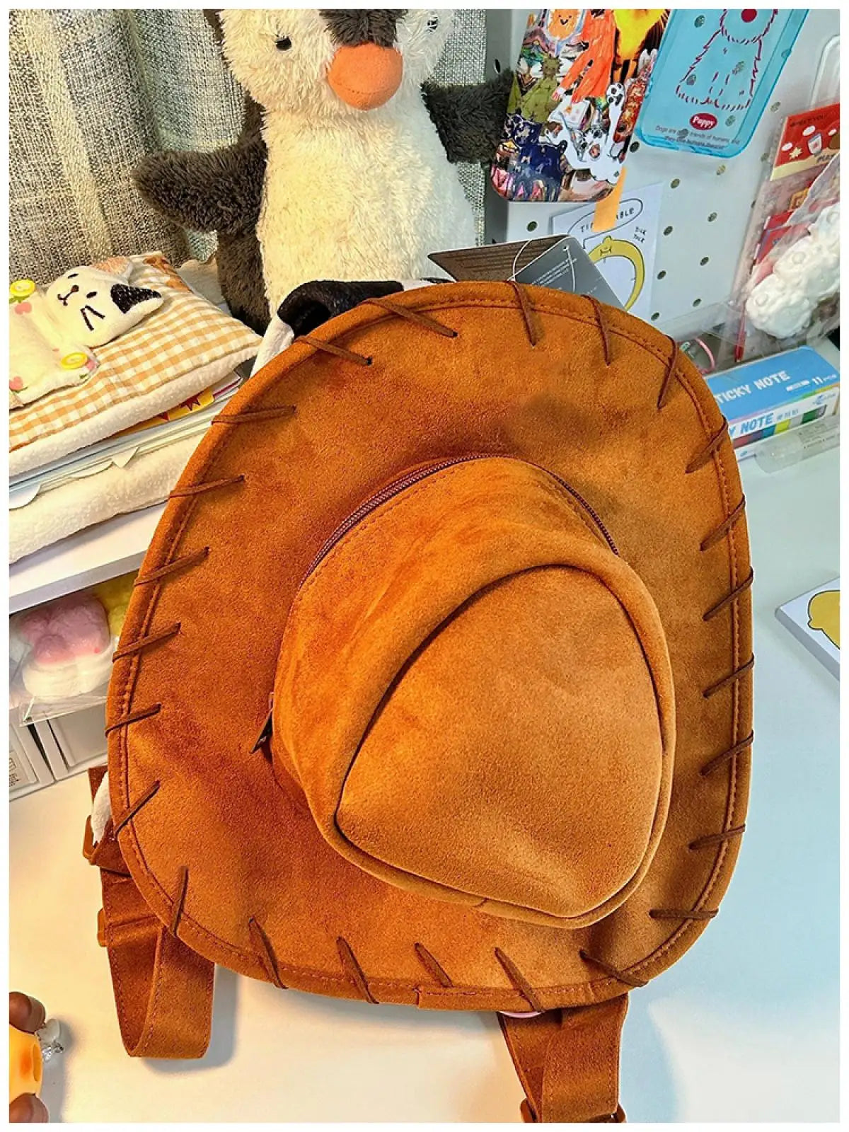 Cartoon Cowboy Hat Backpack Cute Fashion Creative Backpack