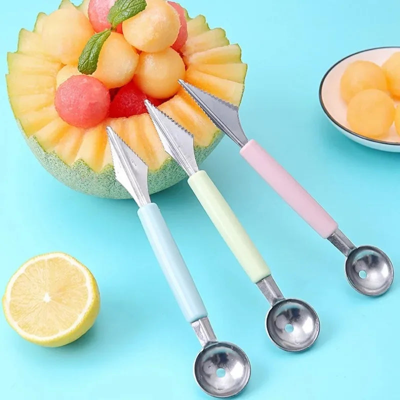Multi Function Fruit Carving Knife Watermelon Baller