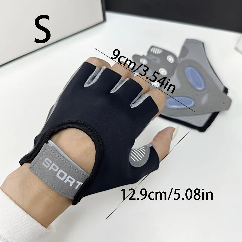 Fitness Cycling Gloves Men Women Anti Slip Shock-Absorbing