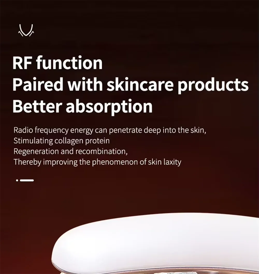 NEW RF EMS Micro Current Roller Face Slimming Artifact V Face