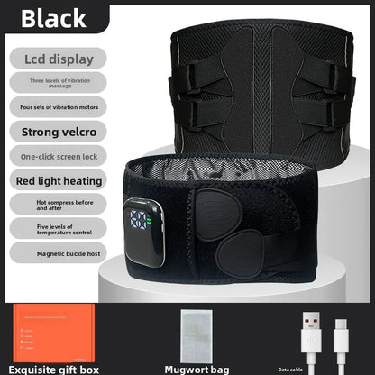 Heated Waist Belt, Hot Compress Infrared Double Motor