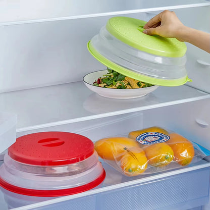 Microwave Splatter Cover Foldable Fresh-keeping Heat Cover