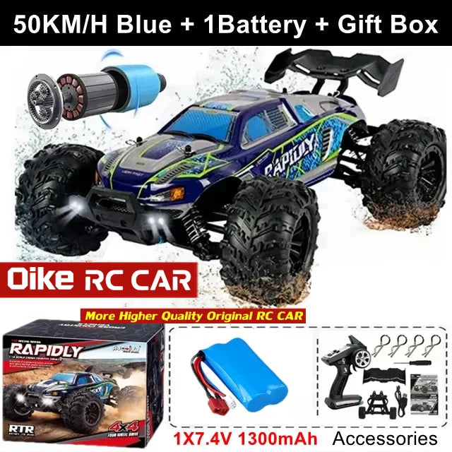 Super Brushless 50KM/H Brushed RC Car Off Road Buggy Toy