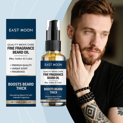 Cedar-Scented Men's Beard Oil–Deep Nourishment