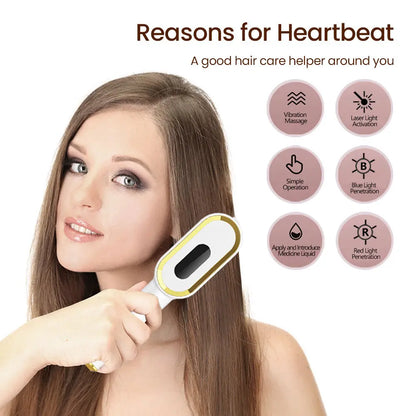 3 in 1 LED Red Blue Light Therapy Hair Growth Comb