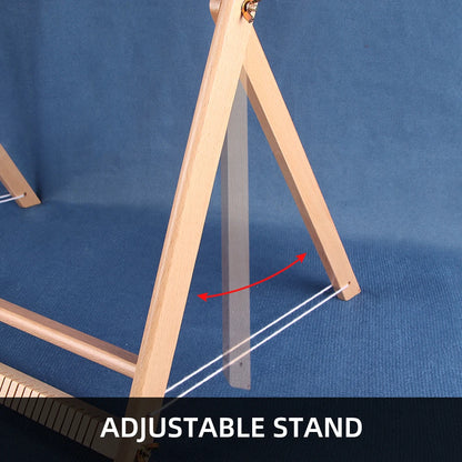 Wood DIY Weaving & Knitting Loom Machine, Wooden Frame