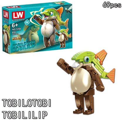 Italian Brainrot Animals Tung Tung Tung Sahur Building Blocks