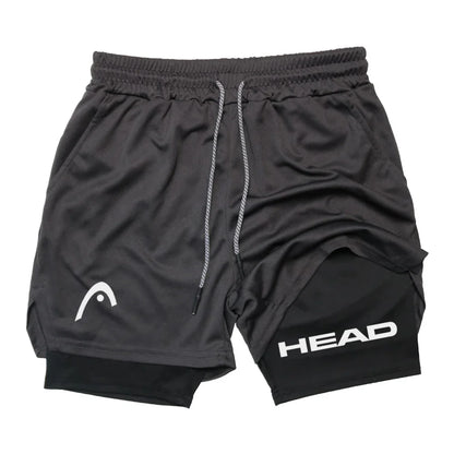 Anime Berserk Head Running Shorts Men Fitness Gym Training