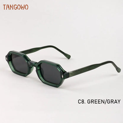 TANGOWO New Fashion Polygon Punk Sunglasses Luxury Brand