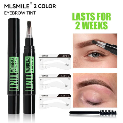 Liquid Eyebrow Dye Tint Brush Pencil Rotating Long Lasting