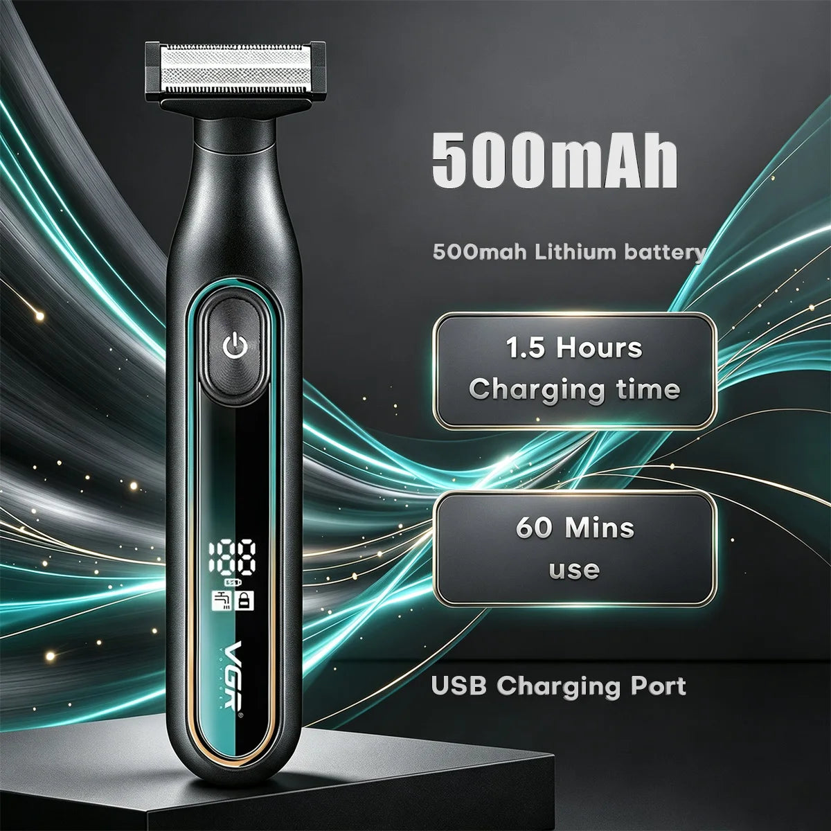 VGR Razor Professional Shaver Portable Body Hair Trimmer