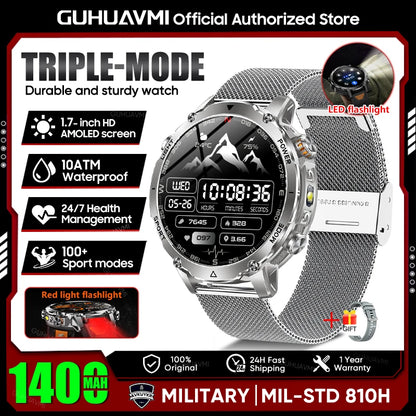 New TANK Ultra 1400mAh Battery Military Smart Watch