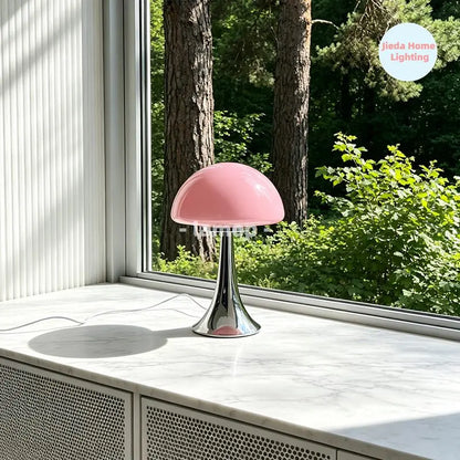 Jellyfish Dome Glass Table Lamp Coastal Modern Bedside