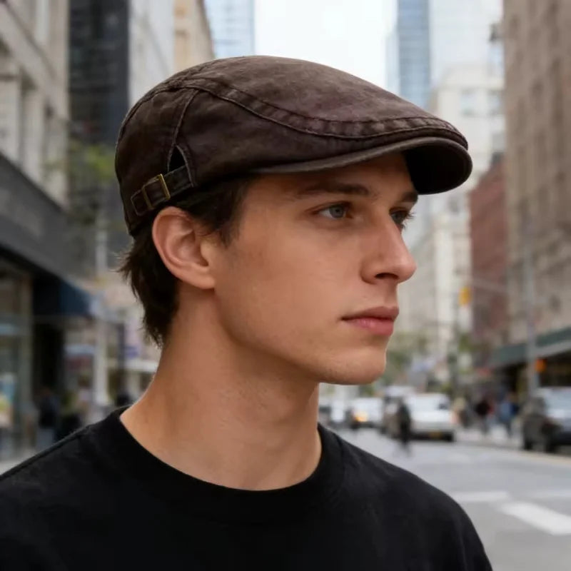 Vintage Painter Beret Unisex Fashion Flat Visor Cap