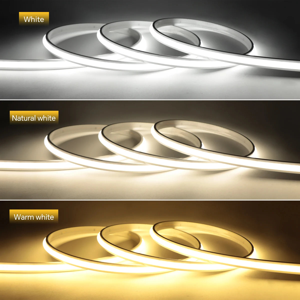 Super Bright 220V COB LED Strip Neon Lights 280LEDs
