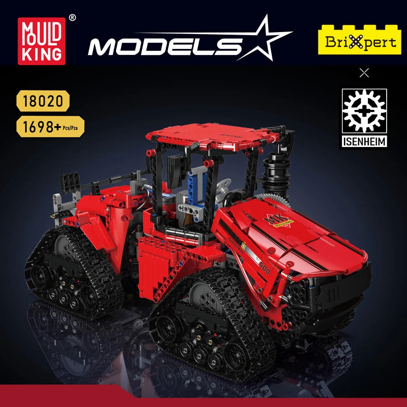 King 18020 Technical Car Toys Pneumatic Crawler Tractor