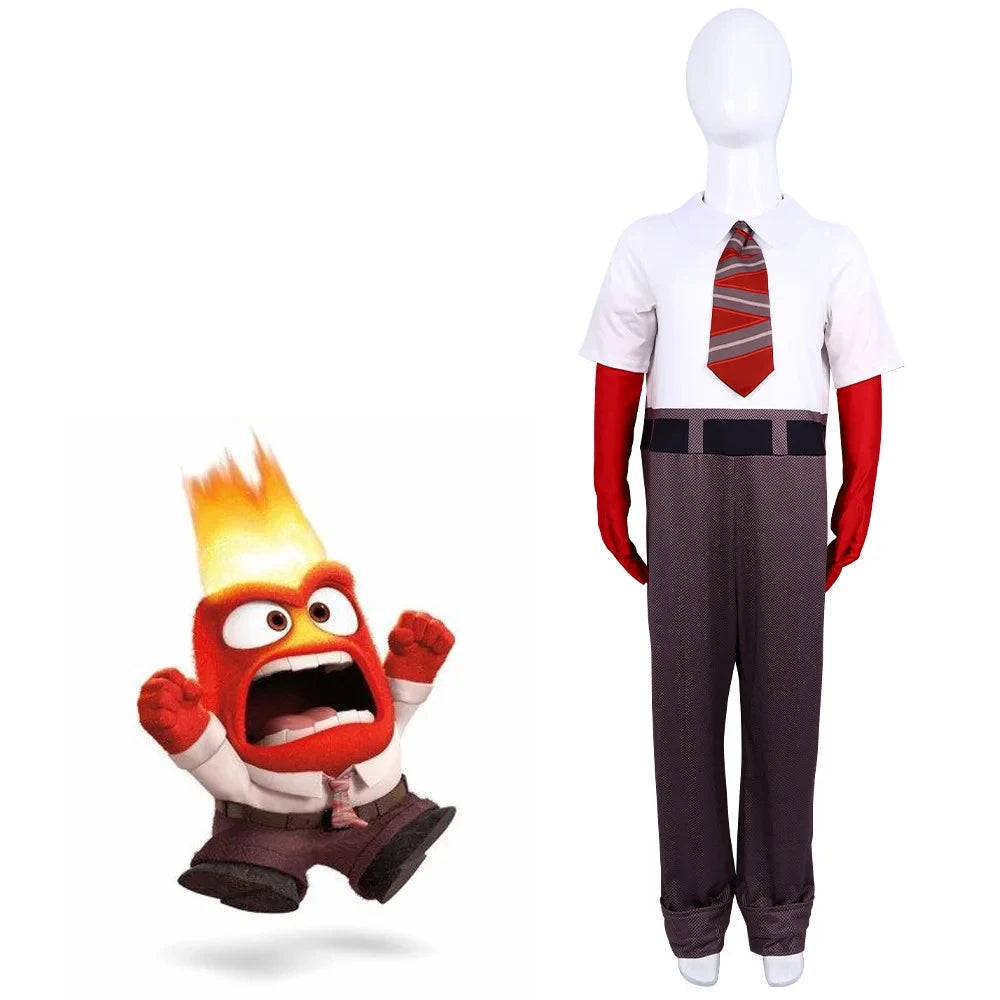Anime Movie Inside Out Joy Cospaly Costume Disgust