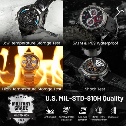 Original KOSPET TANK T3 Smart Watch For Men Military