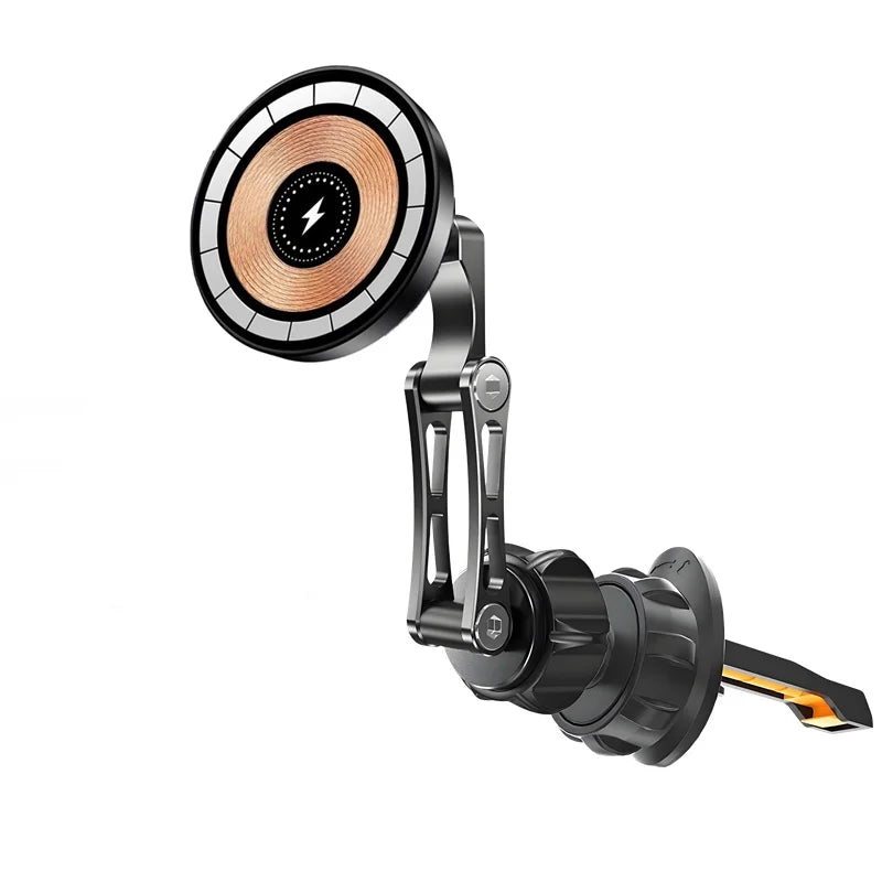 15W Car Magnetic Wireless Charger Holder 360 Rotation