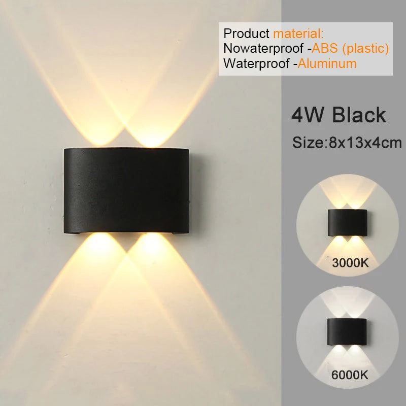 LED Wall Sconces Modern Indoor Outdoor Lamp Decor