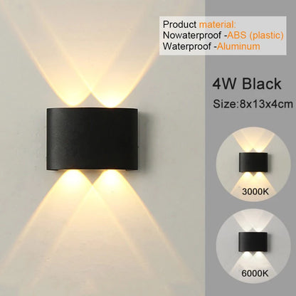 LED Wall Sconces Modern Indoor Outdoor Lamp Decor